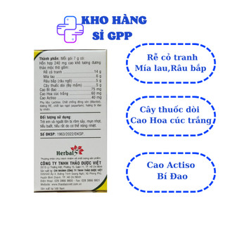 Bột nước mát Herba Cool Extra vị bí đao (hộp 10 gói x 7g)