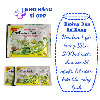 Bột nước mát Herba Cool Extra vị bí đao (hộp 10 gói x 7g)