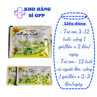 Bột nước mát Herba Cool Extra vị bí đao (hộp 10 gói x 7g)