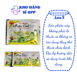 Bột nước mát Herba Cool Extra vị bí đao (hộp 10 gói x 7g)