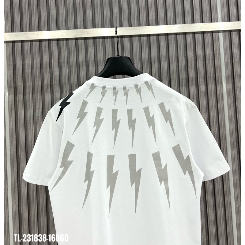 Áo Phông Nam Nữ Neil Barrett Tia Sét Phối 2 Màu Đen Trắng. Áo Thun Unisex Nam Nữ Tia Sét Mới Nhất Phiên Bản Đặc Biệt.SM