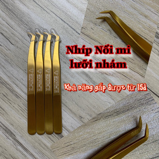 Nhíp nối mi lưỡi nhám cao cấp 15d pakistan dành cho thợ nối mi