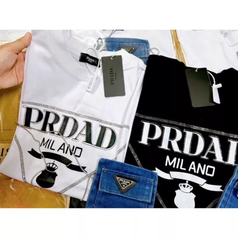 áo phông PRADA MILANO kèm túi dây xích siêu hót về hàng