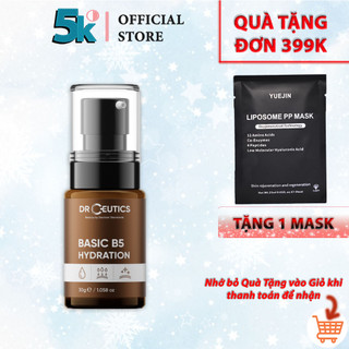 Tinh Chất B5 Basic Hydration 5% DrCeutics Cho Da Dầu Mụn (30ml)