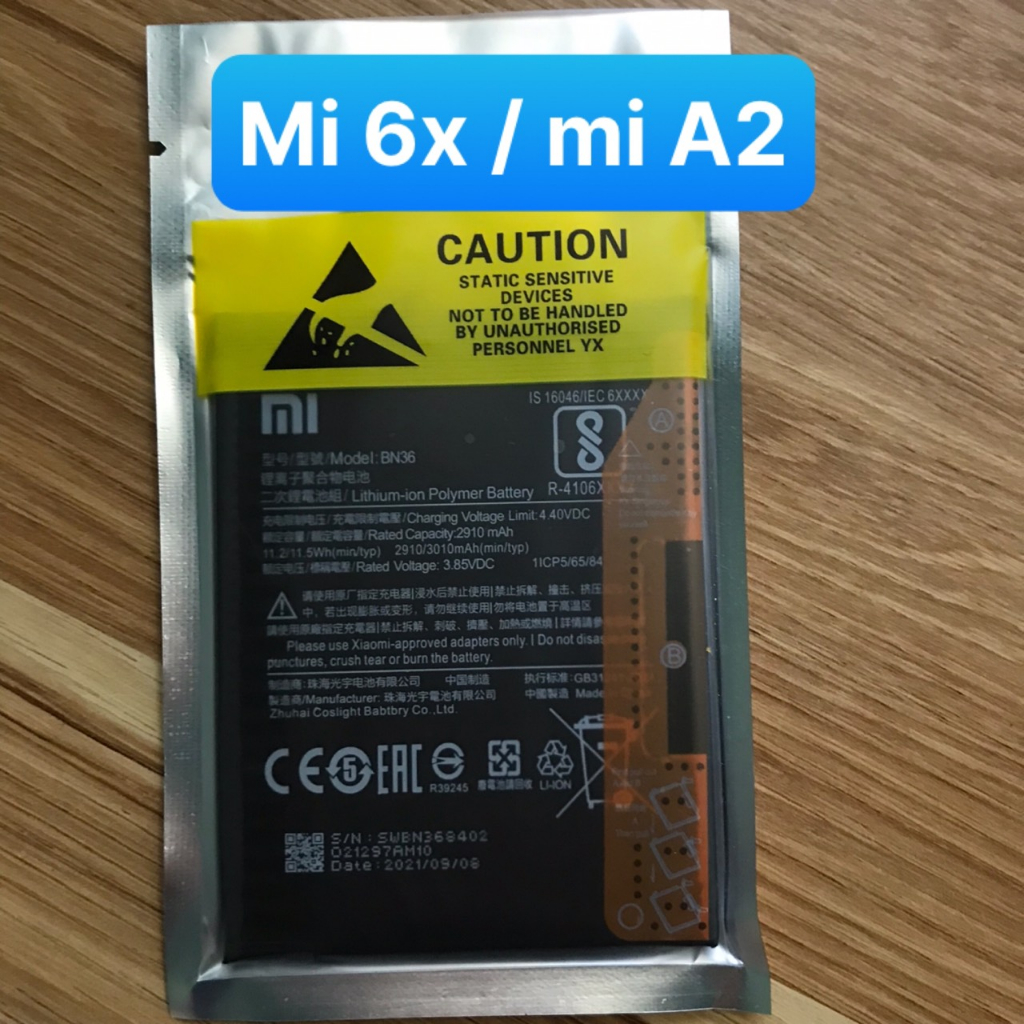 Pin zin xiaomi BN36 / mi 6x / mi A2