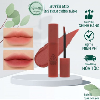 3CE - Son 3CE BLURRING LIQUID LIP 5.5g Bearberry Stick Around Delicate Soul Claret  Hiệu Ứng Làm Mờ Vân Môi - Huyenmio