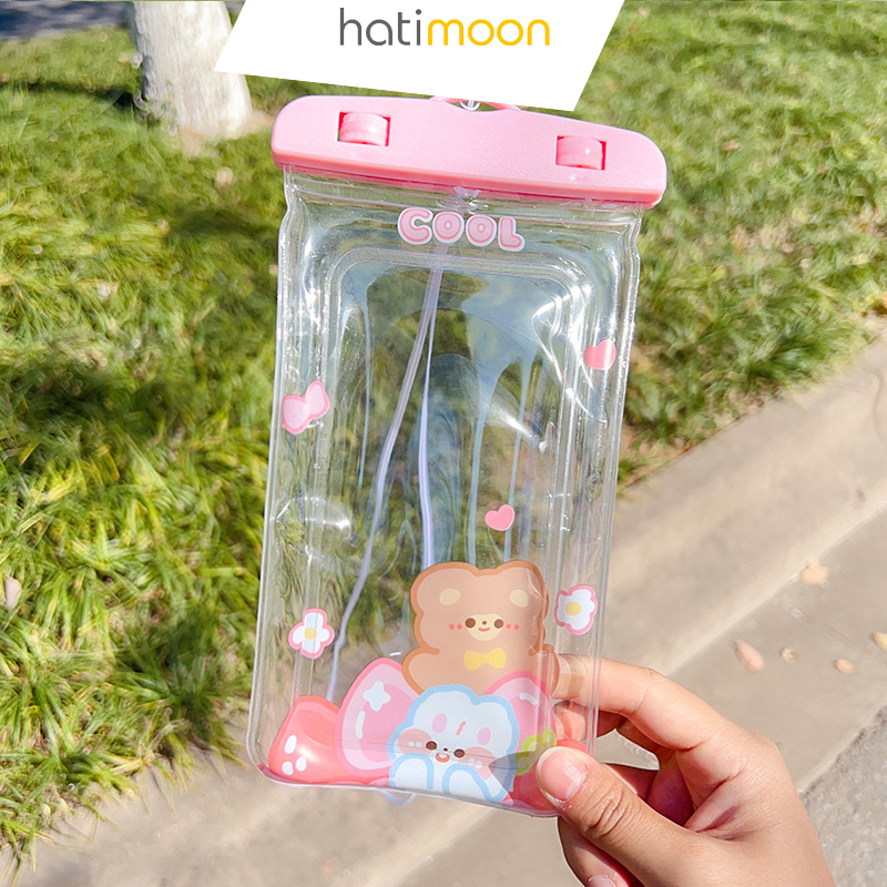 Túi chống nước điện thoại Hatimoon, bảo vệ điện thoại đi du lịch, đi biển, đi mưa