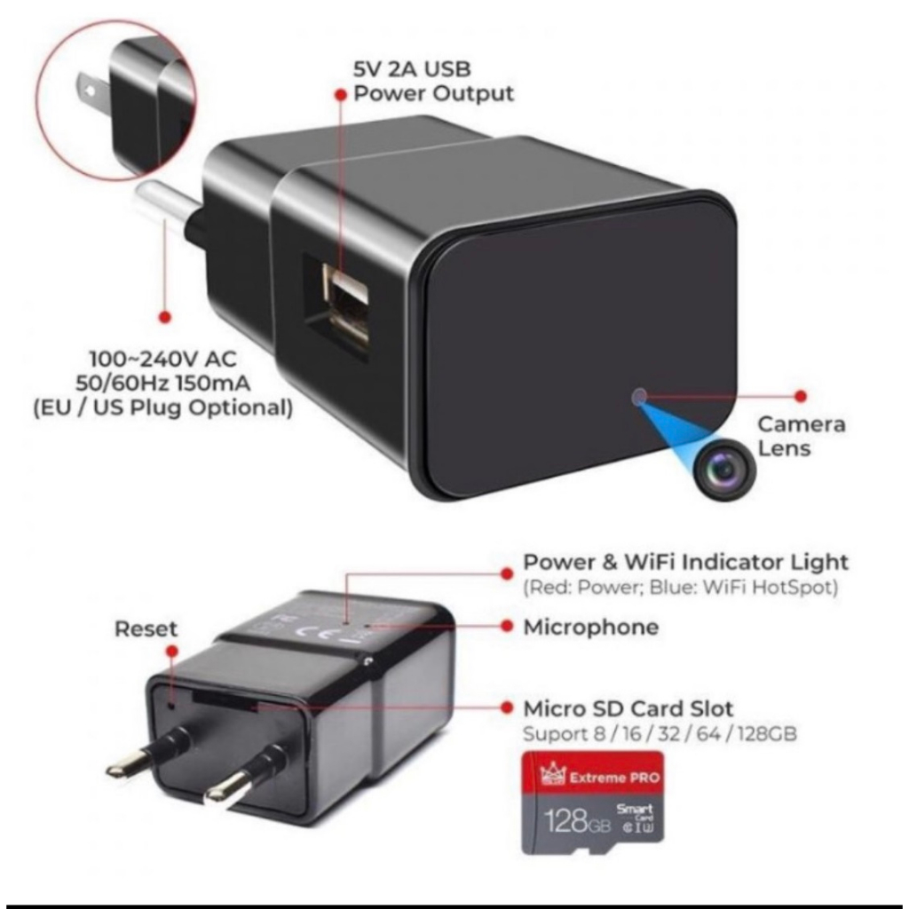 Camera wifi ghi hình thông minh, xem từ xa, tự động quay lưu, chất lượng 1080P. Bảo hành 6 tháng