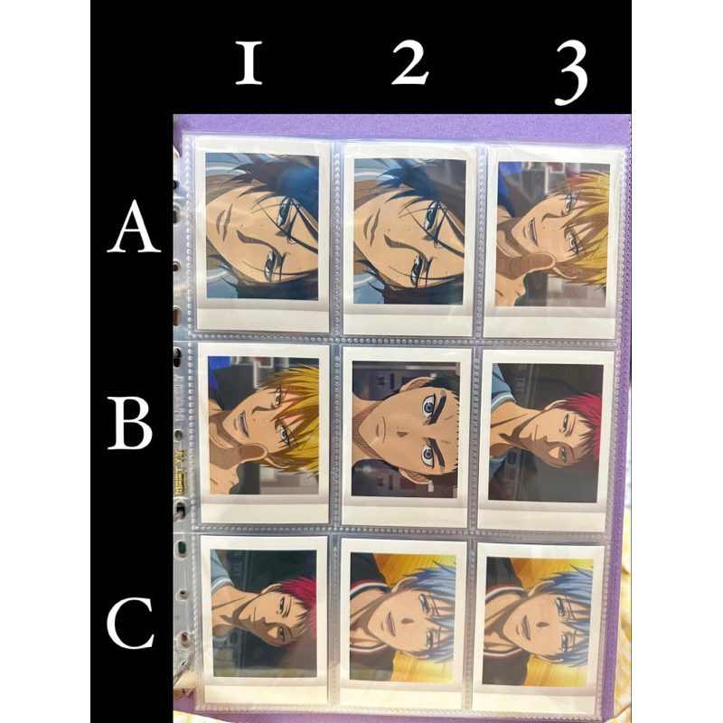 Set 3 - Card Kuroko No Basket Ver 2