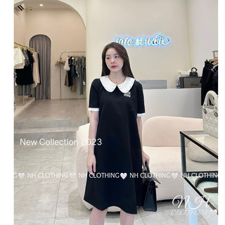 Váy miu niu cổ khâu đá sm
