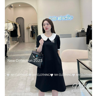 Váy miu niu cổ khâu đá sm