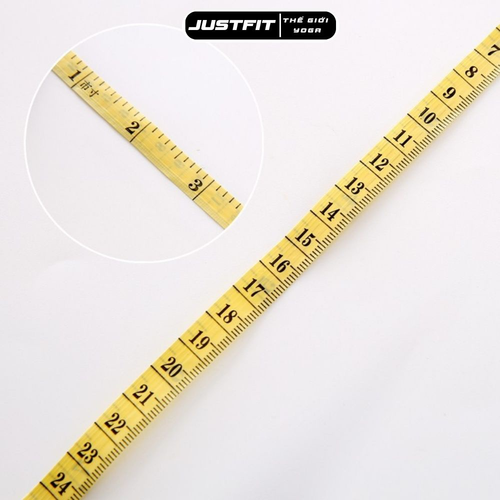Thước dây JUSTFIT đo eo 1.5m nhiều màu bền đẹp