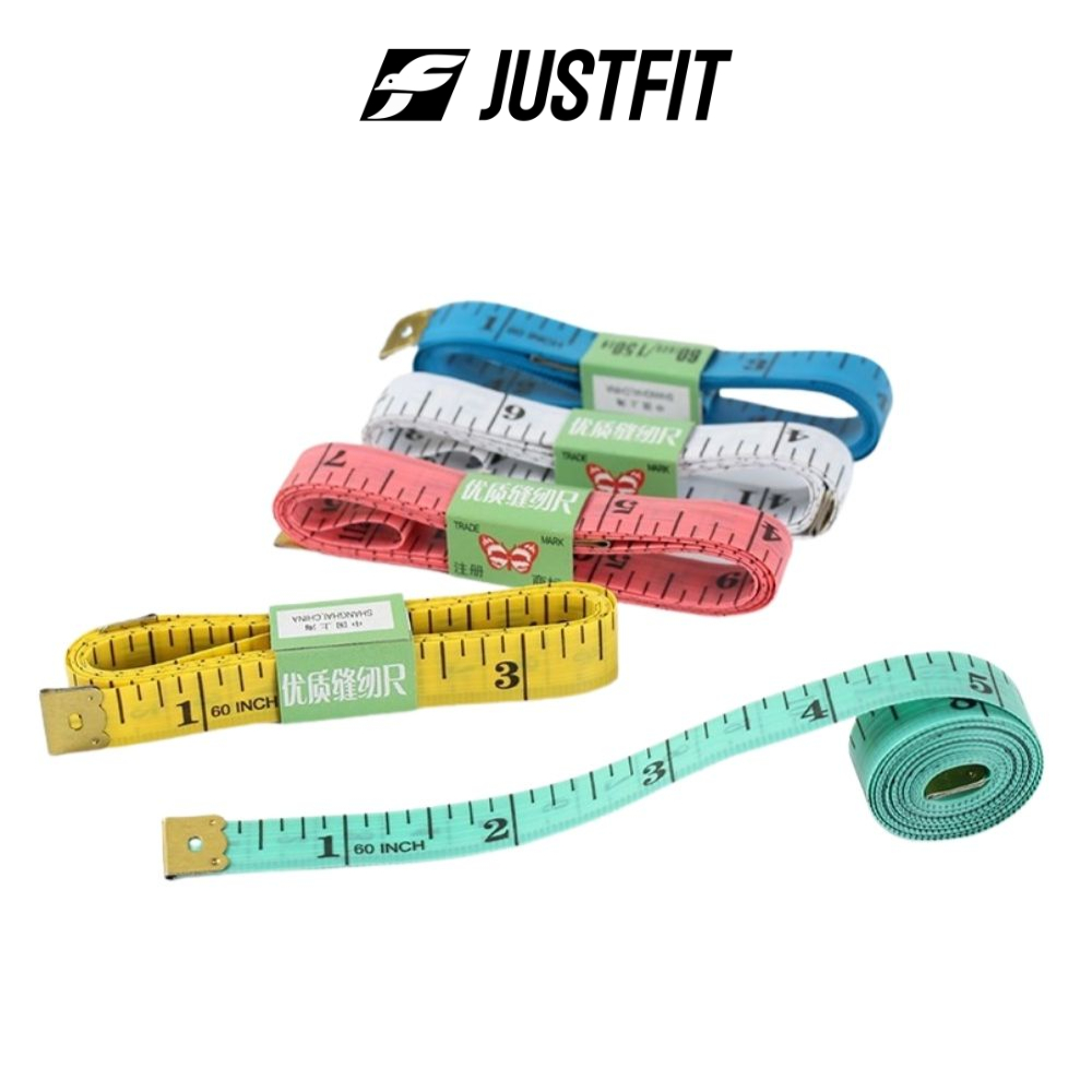Thước dây JUSTFIT đo eo 1.5m nhiều màu bền đẹp