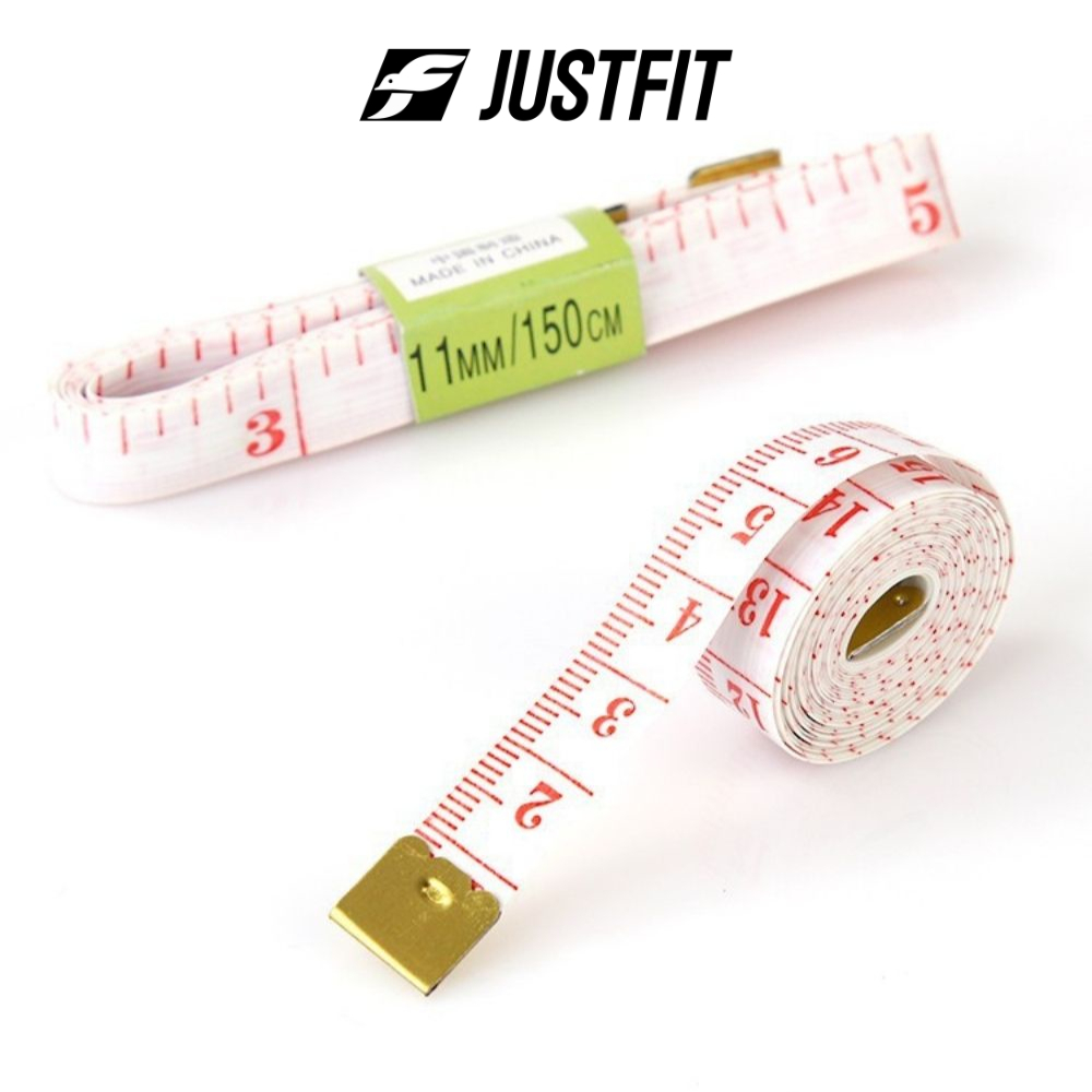 Thước dây JUSTFIT đo eo 1.5m nhiều màu bền đẹp