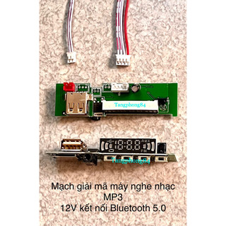Mạch giải mã máy nghe nhạc mp3 - 12v kết nối bluetooth 5.0