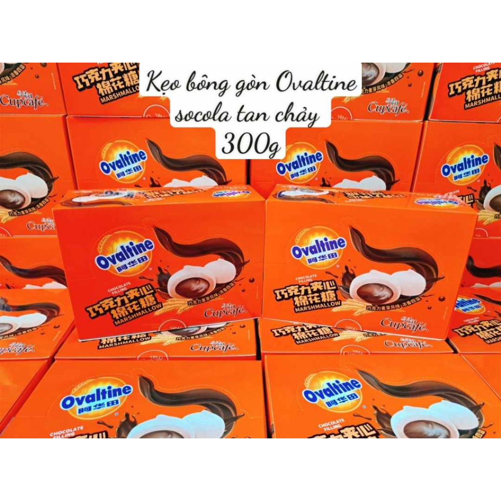 Kẹo bông gòn Ovaltine socola tan chảy