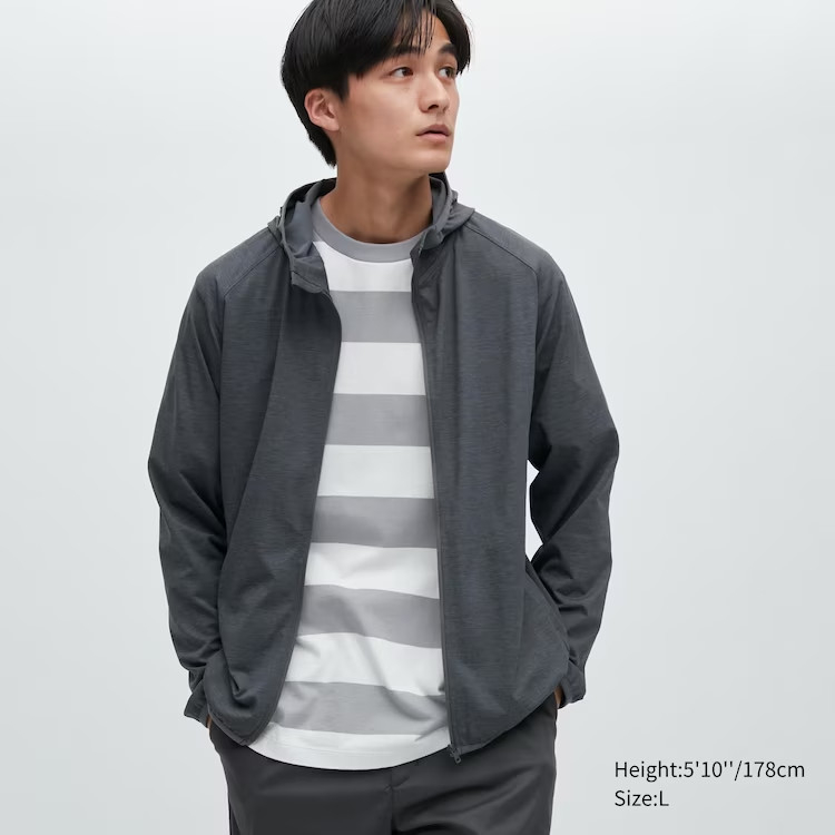 Áo khoác nam chống nắng DRY-EX Uniqlo Nhật Bản