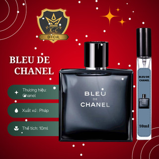 Nước hoa nam Bleu De Chanel EDP nước hoa chiết 10ml cao cấp sang trọng thơm lâu