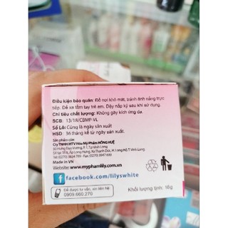 [Chính Hãng] Kem Mụn Lily'swhite 16g