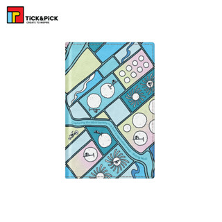 Bao Da Bọc Hộ Chiếu TICK & PICK Đựng Passport,Thẻ ATM Đa Năng Tiện Lợi Khi Du Lịch Hình Ruộng Muối