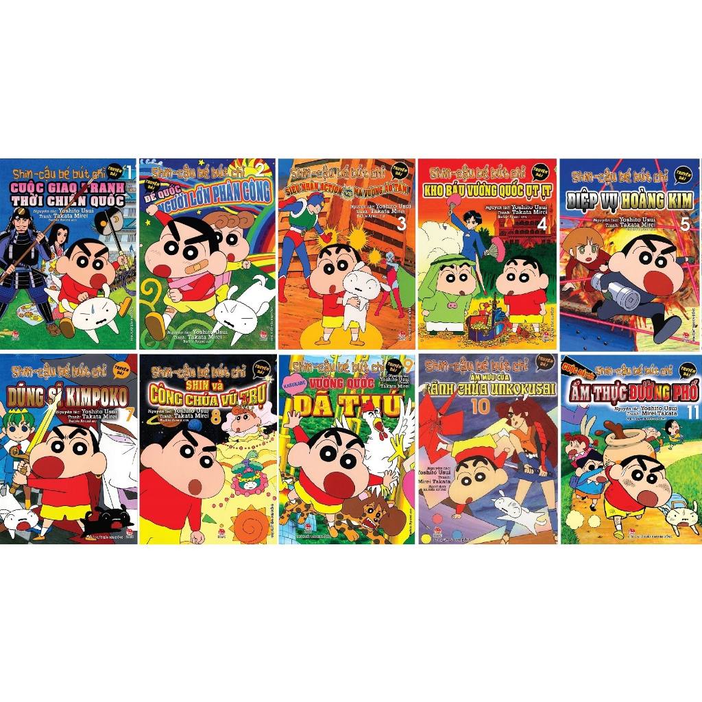 Sách - Combo Shin cậu bé bút chì - truyện dài  - giao ngẫu nhiên