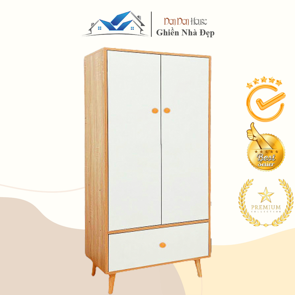 Tủ Đựng Đồ 1 Ngăn 2 Cánh Cao Cấp - Tủ Đứng Đựng Đồ Giá Rẻ - Tủ Quần Áo Cao Cấp