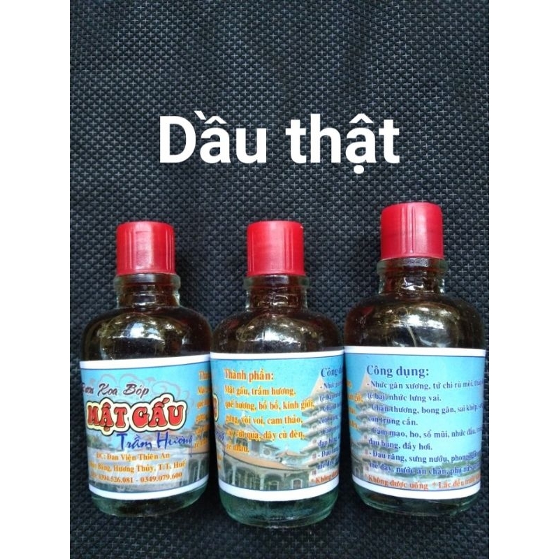 Dầu xoa bóp cây mật gấu trầm hương Đan Viện Thiên An Huế