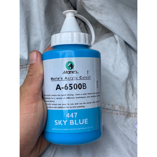 MÀU VẼ ACRYLIC MARIÉS 500ML BÌNH BỐP