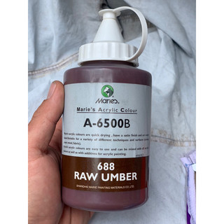 MÀU VẼ ACRYLIC MARIÉS 500ML BÌNH BỐP
