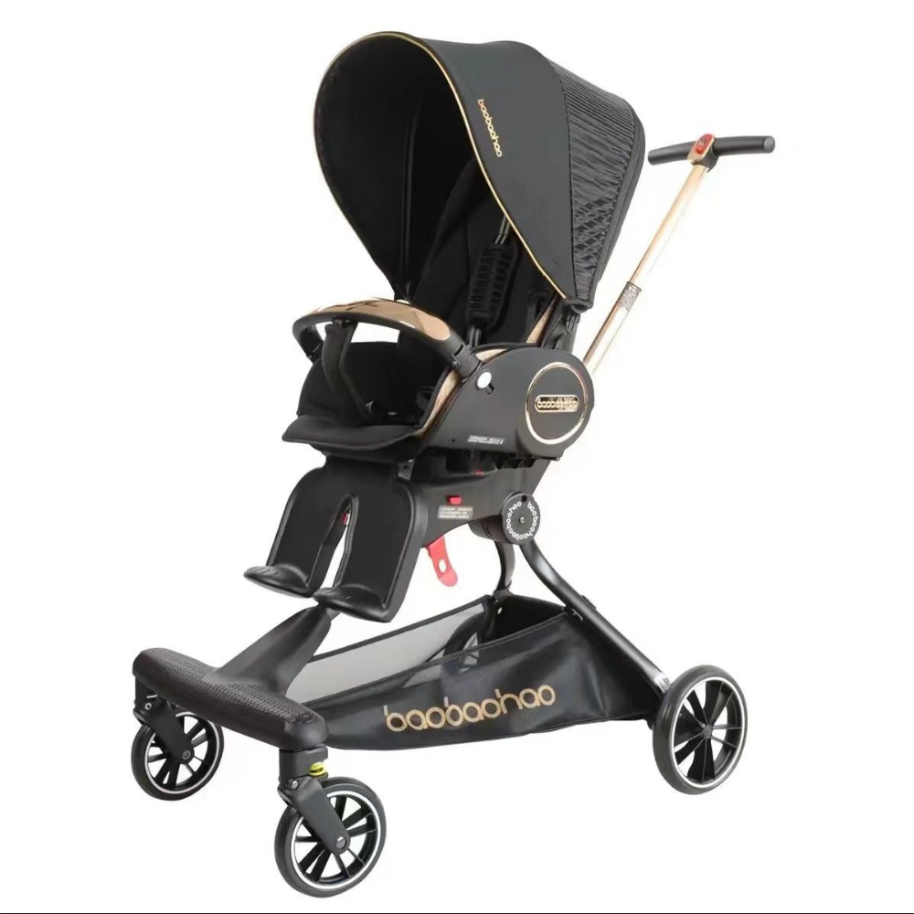 Xe đẩy cho bé gấp gọn  2 chiều 3 tư thế Baobaohao V9 dùng cho trẻ sơ sinh đến 5 tuổi hàng chính hãng bảo hành 6 tháng