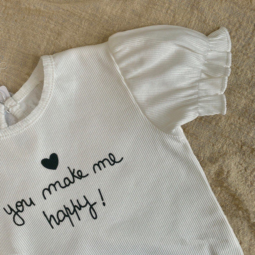 Áo phông, áo thun tay phồng cho bé gái