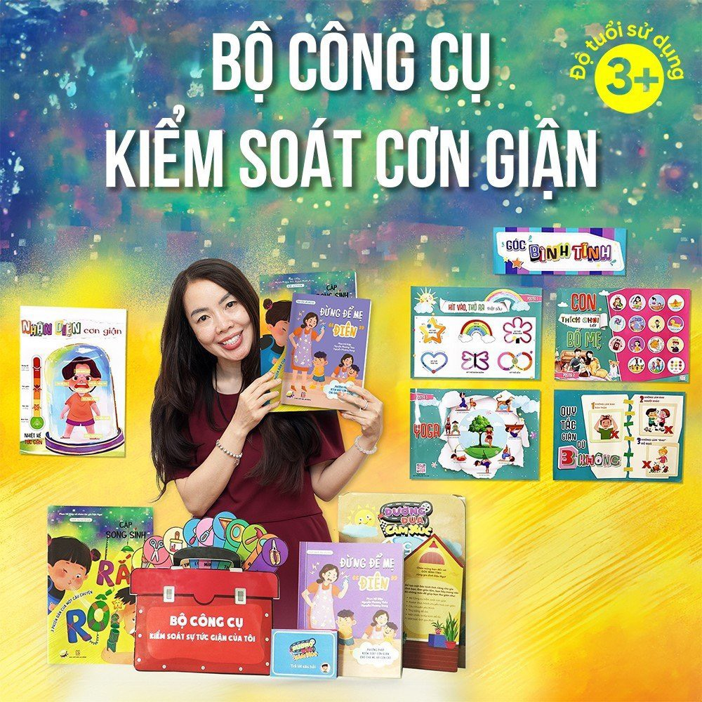 BỘ CÔNG CỤ KIỂM SOÁT CƠN GIẬN (Đậu Ngọt hàng chính hãng)