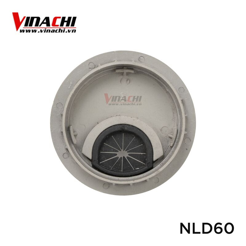 Nắp Luồn Dây Điện Tròn Ghi - Nắp Luồn Dây Điện Bàn Làm Việc