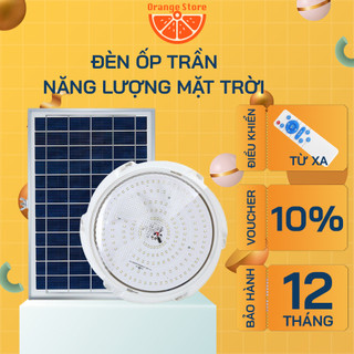 Đèn năng lượng mặt trời trong nhà 300w 400w 500w đèn ốp trần năng lượng mặt trời ánh sáng trắng kèm điều khiển từ xa