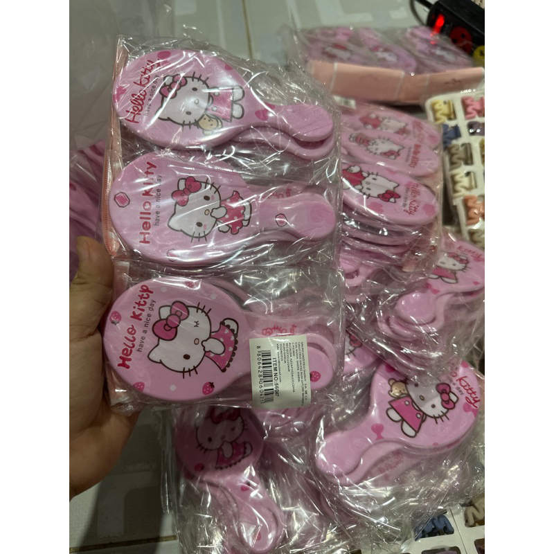 Set gương lược chải tóc dễ thương hoạ tiết hoạt hình nhiều mẫu