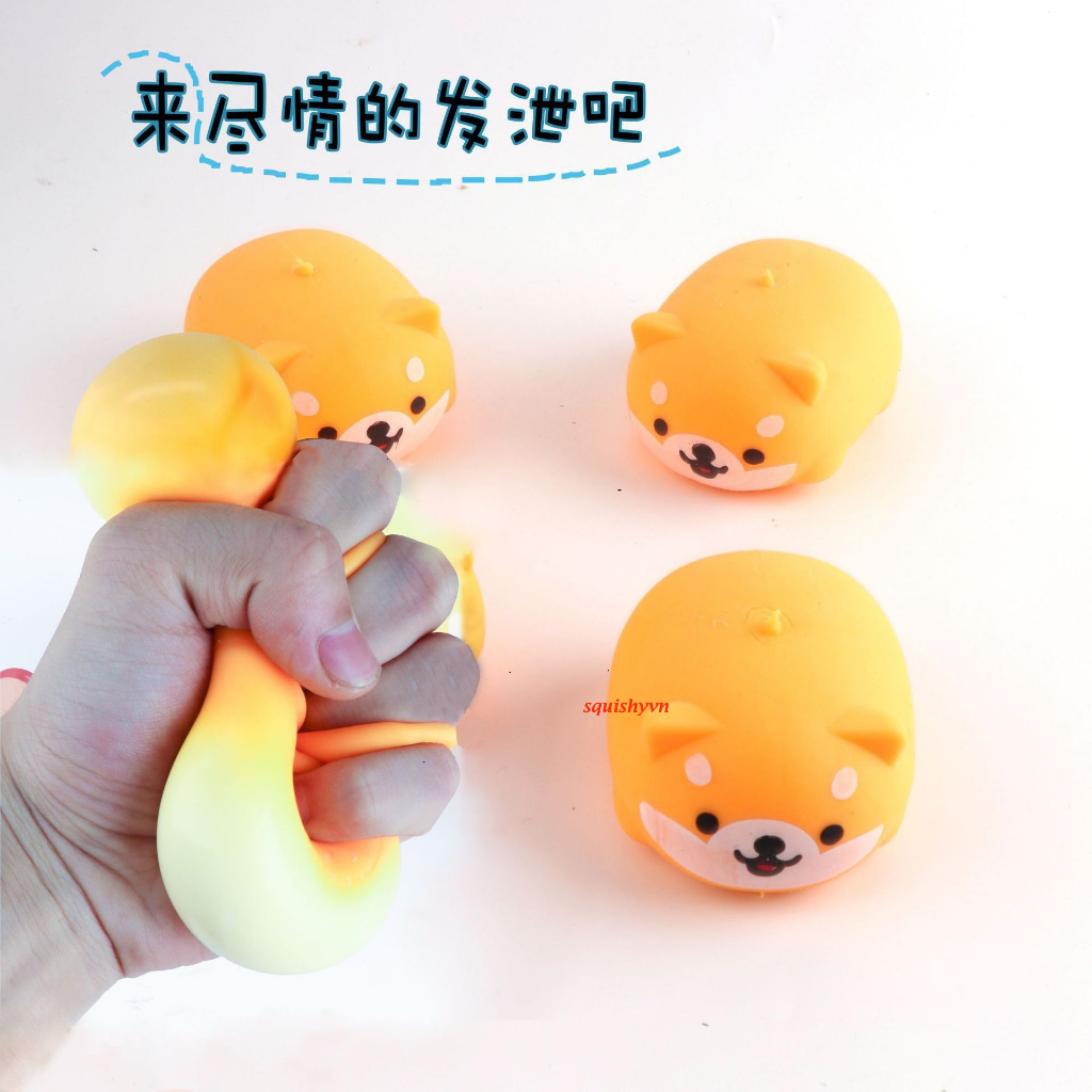 Chó Shiba Bóp Mềm ⚡ HOT TREND ⚡ Squishy Mochi Siba Cute, Đồ Chơi Xả Stress Dễ Thương Xua Tan Căng Thẳng, Kids Shop