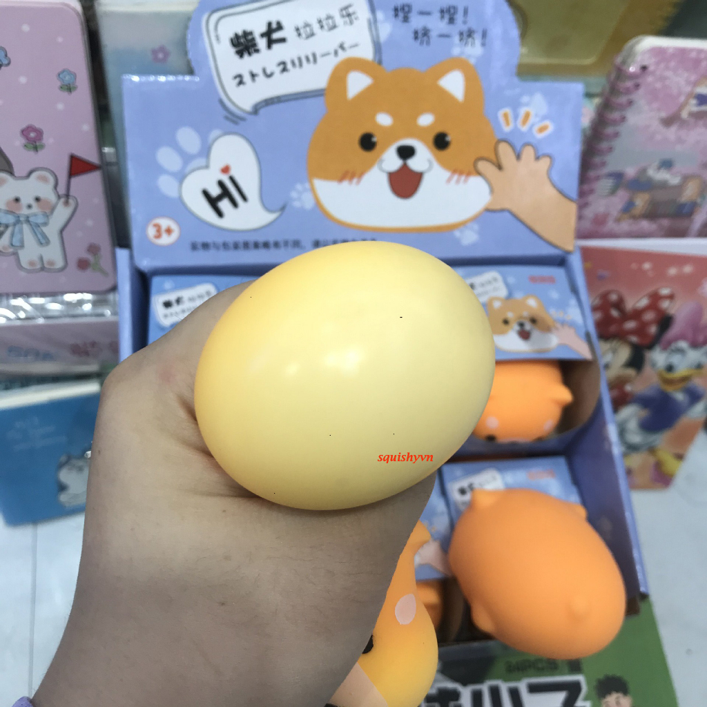 Chó Shiba Bóp Mềm ⚡ HOT TREND ⚡ Squishy Mochi Siba Cute, Đồ Chơi Xả Stress Dễ Thương Xua Tan Căng Thẳng, Kids Shop