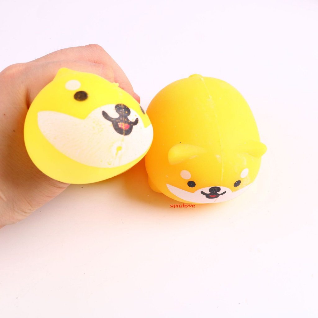 Chó Shiba Bóp Mềm ⚡ HOT TREND ⚡ Squishy Mochi Siba Cute, Đồ Chơi Xả Stress Dễ Thương Xua Tan Căng Thẳng, Kids Shop