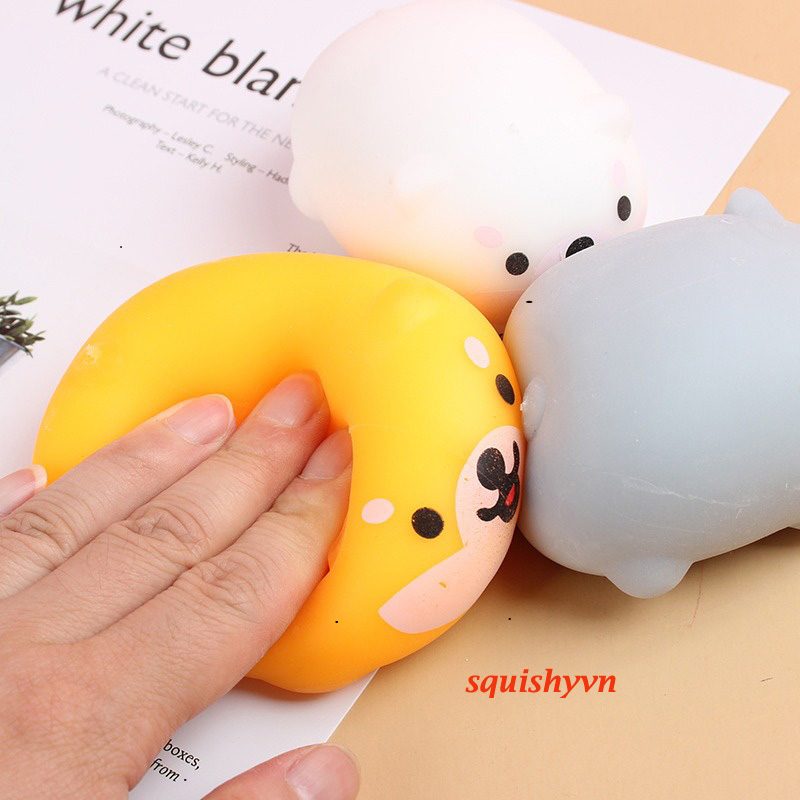 Chó Shiba Bóp Mềm ⚡ HOT TREND ⚡ Squishy Mochi Siba Cute, Đồ Chơi Xả Stress Dễ Thương Xua Tan Căng Thẳng, Kids Shop