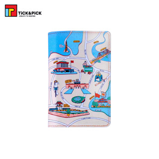 Bao Da Bọc Hộ Chiếu TICK & PICK Đựng Passport,Thẻ ATM Đa Năng Tiện Lợi Khi Du Lịch Hình Bản Đồ Hà Nội