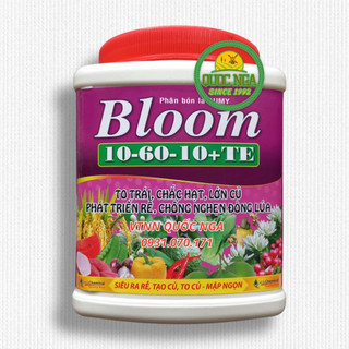 PHÂN BÓN LÁ 10-60-10+TE BLOOM, SIÊU TẠO MẦM HOA, KÍCH RA HOA TRÁI VỤ