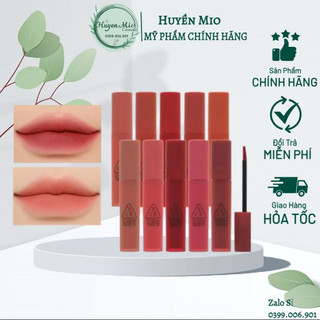 Son 3CE BLURRING LIQUID LIP mềm mịn, lâu trôi - Huyenmio