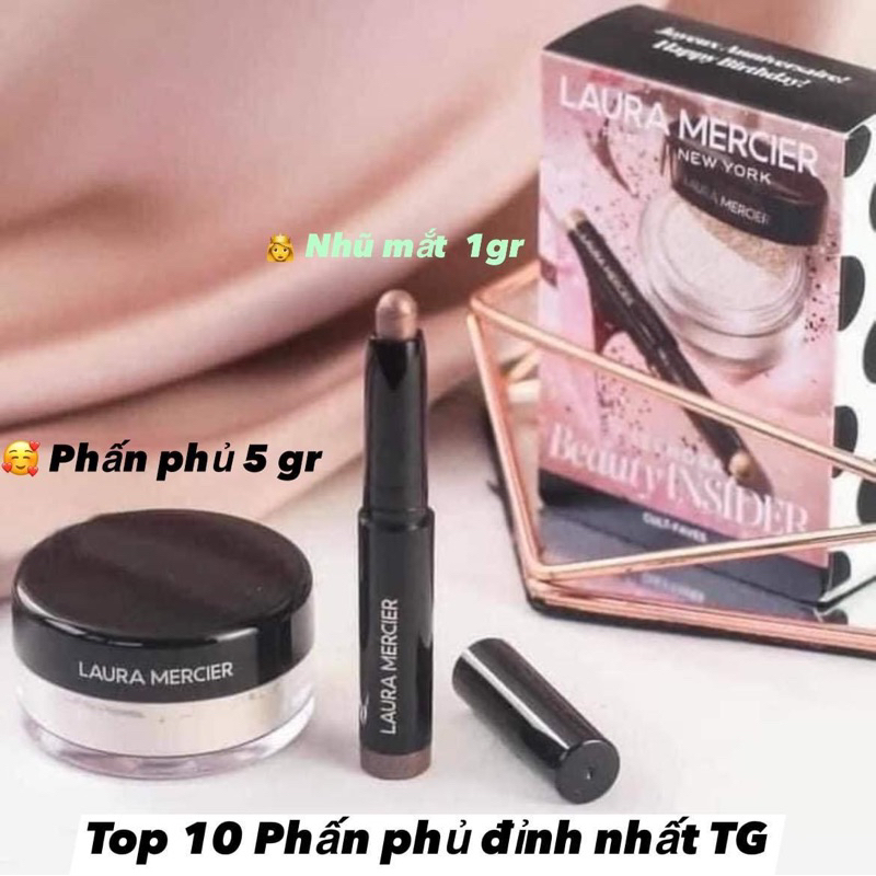 SET PHẤN PHỦ VÀ NHŨ MẮT LAURA MERCIER MINI