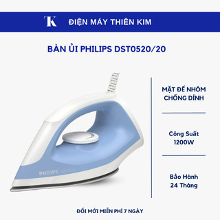 Bàn ủi philips dst0520/20 - 1200w ủi nhanh - chống dính bàn ủi khô - bảo hành 24 tháng toàn quốc