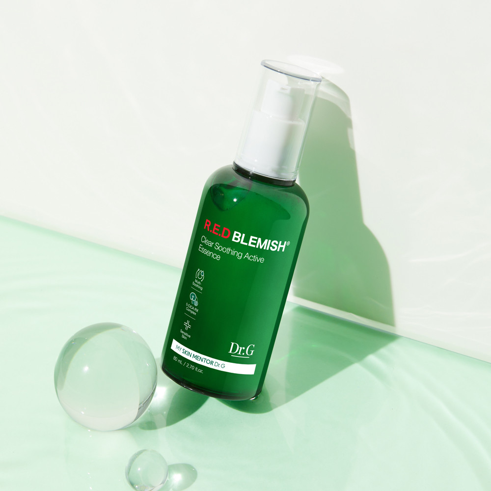 Serum phục hồi giảm mụn DR.G RED BLEMISH CLEAR SOOTHING ACTIVE ESSENCE