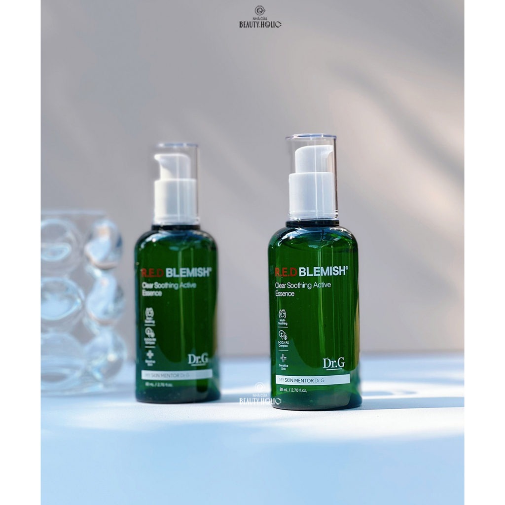 Serum phục hồi giảm mụn DR.G RED BLEMISH CLEAR SOOTHING ACTIVE ESSENCE