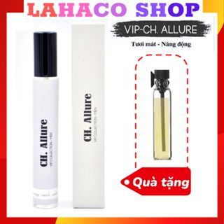 Ch Allure-tinh dầu nước hoa nam thơm lâu chính hãng dạng lăn mini 12ml, Dầu thơm nam giá rẻ Lahaco Shop