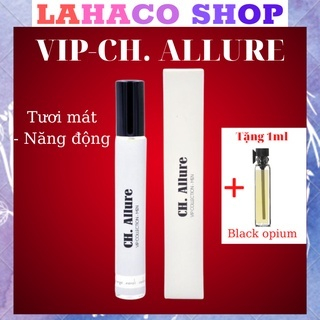 Ch Allure-tinh dầu nước hoa nam thơm lâu chính hãng dạng lăn mini 12ml, Dầu thơm nam giá rẻ Lahaco Shop