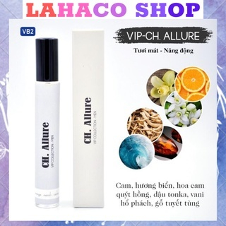 Ch Allure-tinh dầu nước hoa nam thơm lâu chính hãng dạng lăn mini 12ml, Dầu thơm nam giá rẻ Lahaco Shop