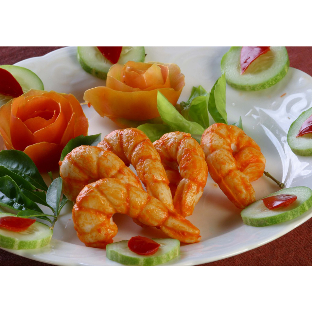 Chả tôm hình Surimi 500gr/ tôm hình Ô Ngon làm mì trộn indomie, xiên que chiên, thả lẩu, ăn vặt